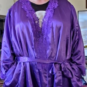 N/W/T (I keep Tags)  Satin /Poly combo Robe